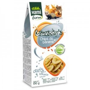 Hami Form Crunchy´s Chips de Platano para roedores 150 gr