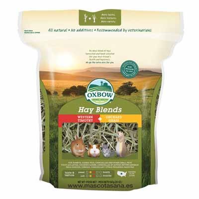 OXBOW HENO BLEND TIMOTHY + HUERTO ORCHARD GRASS PARA CONEJOS Y COBAYAS