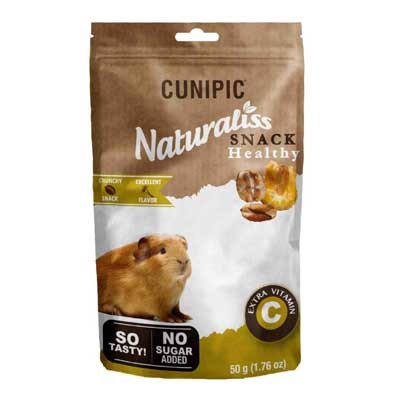 cunipic naturaliss snack healthy vitamina C para cobayas