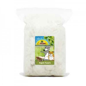 JR FARM KAPOK Fibras naturales para nidos para pequeños roedores 20 gr