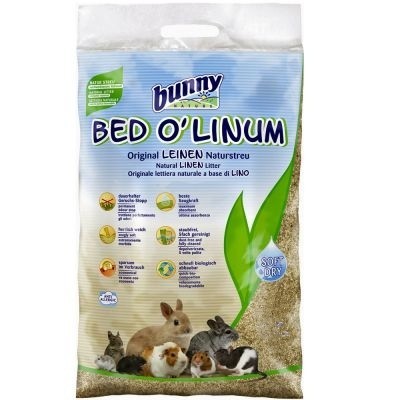 Bunny Nature Lecho de Lino O´Linum para roedores