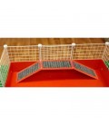 CagesCubes - Rampa Triple Antideslizante para Jaulas de conejos y cobayas CyC