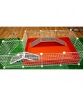 CagesCubes - Rampa Triple Antideslizante para Jaulas de conejos y cobayas CyC