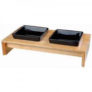 Trixie Set mesa 2 Comederos ceramica