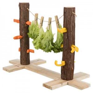 Trixie Arbol de comida Natural Livig Duo - 53 cms