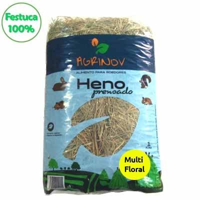 FESTUCA HENO 100 % MULTIFLORAL PARA CONEJOS Y COBAYAS