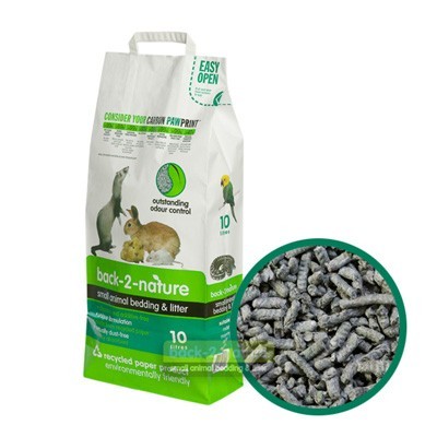 Back-2-Nature papel reciclado para roedores