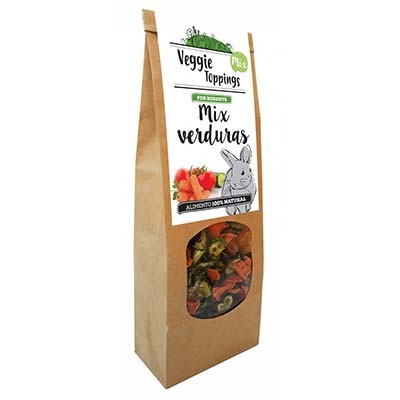 Veggie Toppings Mix de Verduras 125 gr para conejos y roedores