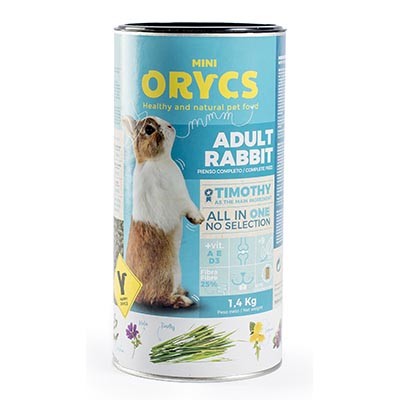 Miniorycs Pienso Natural para Conejo Adulto 1.4 Kg