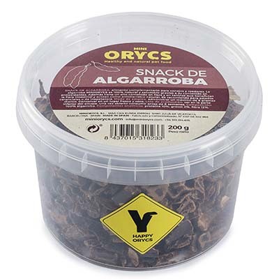 MiniOrycs Snack Algarroba para conejos y cobayas