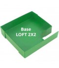 CagesCubes - Base Coroplast para LOFT de 2X2 para jaulas CyC