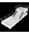 CagesCubes - Jaula CyC Deluxe PLUS 2X6 con Loft 2X2 para cobayas