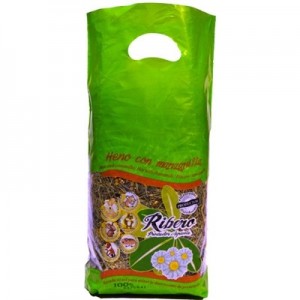 Ribero Heno de Festuca con Manzanilla para roedores 500 gr