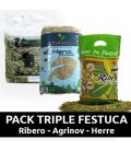 PACK - RIBERO HENO para conejos, cobayas y roedores