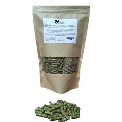 Herre nutricion animal Heno de Alfalfa en pellets para conejos y cobayas