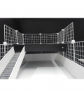 CagesCubes - LEVEL LOFT XXL 2x1.5 con escalera para Jaulas CyC