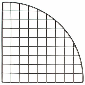 CagesCubes - Panel QUARTER ROUND NEGRO de 35.5 x 35.5 Cms (1 ud)