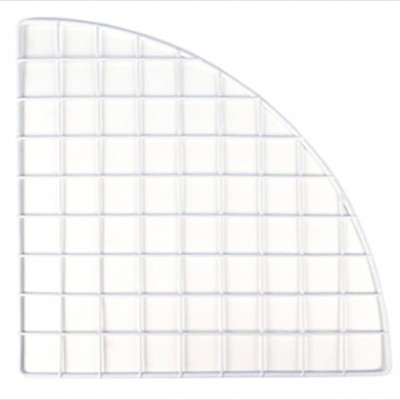 CagesCubes - Panel QUARTER ROUND blanco de 35.5 x 35.5 Cms (1 ud)