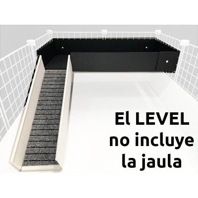 CagesCubes - LEVEL LOFT 2x1 con escalera para Jaulas CyC