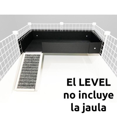 CagesCubes - LEVEL LOFT 2x1 con rampa para Jaulas CyC