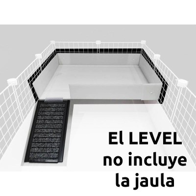 CagesCubes - LEVEL LOFT XXL 2x1.5 con rampa para Jaulas CyC