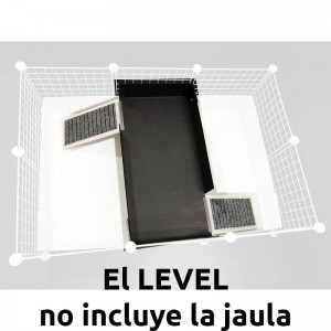 CagesCubes - LEVEL PLAYGROUND 2x1 con 2 rampas para Jaulas CyC