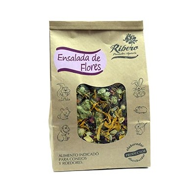 Ribero Ensalada de Flores gourmet para conejos y roedores