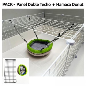CagesCubes - PACK Techo Doble + Hamaca Donut