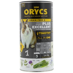 MiniOrycs Plus Excellent Grain Free para Conejo Adulto 1.4 Kg