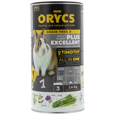 MiniOrycs Plus Excellent Grain Free para Conejo Adulto
