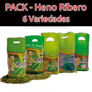 PACK - RIBERO HENO para conejos, cobayas y roedores