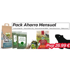 Pack Ahorro para Cobaya - Con Pienso Oxbow Essentials