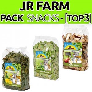 pack jr farm hierbas frutas snack para conejos