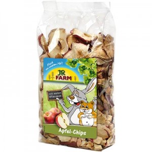 JR FARM Trocitos de manzana para roedores 80 gr