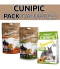 pack snack cunipic naturaliss para conejos y roedores
