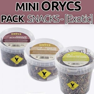 Pack MiniOrycs Snacks [Exotic] - para conejos y roedores