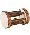 Trixie Juguete rodante de madera con cascabel para conejos y roedores