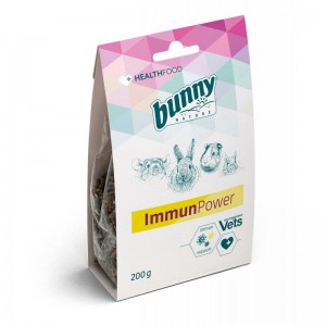 BUNNY - SUPLEMENTO IMNUNIDAD IMMUN POWER 200 GR para conejos, cobayas y chinchillas