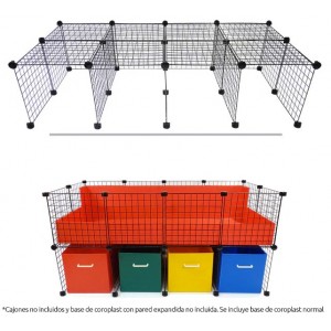 CagesCubes - Jaula CyC linea Cavy UP para cobayas
