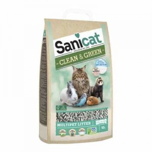 Sanicat Lecho de Papel Clean & Green para conejos y roedores