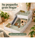 CagesCubes - Jaula CyC Deluxe 2X4 con Loft 2X2