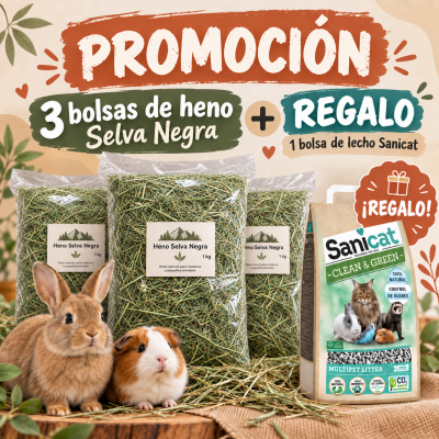 Samerberger heno bio para conejos y roedores mas Sanicat Lecho Papel