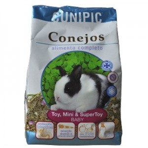 Cunipic Alimento para Conejos baby Toy, Mini y SuperToy 2.5 Kg