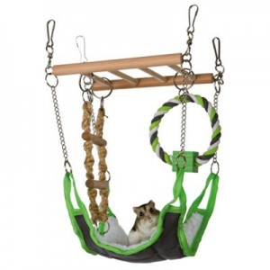 Trixie Puente en suspension con hamaca para hamsters