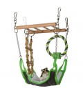 Trixie Puente en suspension con hamaca para hamsters