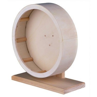 Trixie Rueda de ejercicio silenciosa de madera para hamsters y ratones