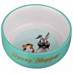 Trixie Comedero de ceramica Honey & Hopper