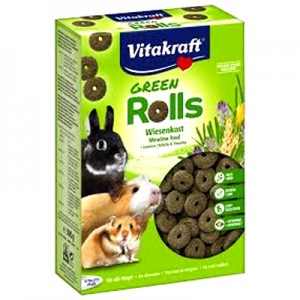 Vitakraft Green Rolls rings de alfalfa para roedores