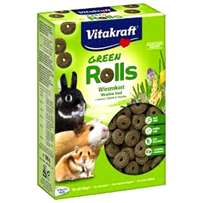 Vitakraft Green Rolls rings de alfalfa para roedores