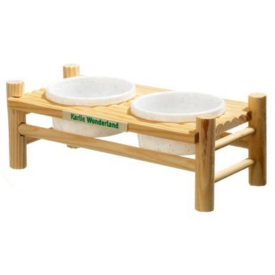 Karlie Mesa 2 Comederos de ceramica para conejos y roedores